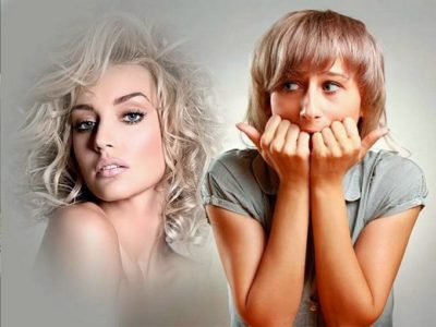 Женщина сравнивает себя с другой